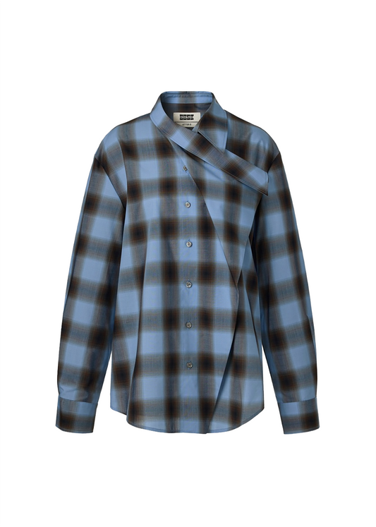 Plaid Multi-way Shirt