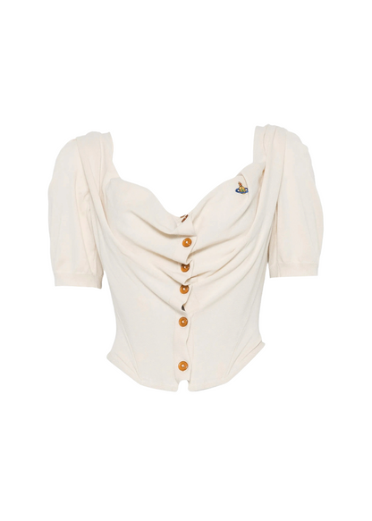 Short Sleeve Bea Corset Cardigan