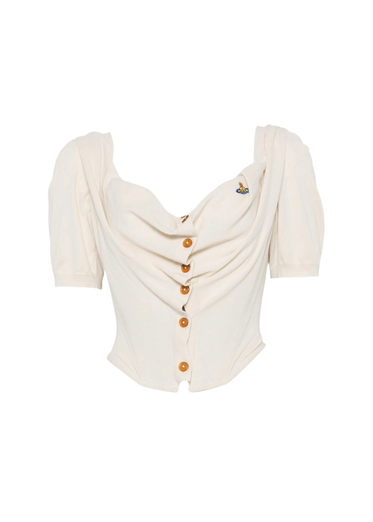 Short Sleeve Bea Corset Cardigan
