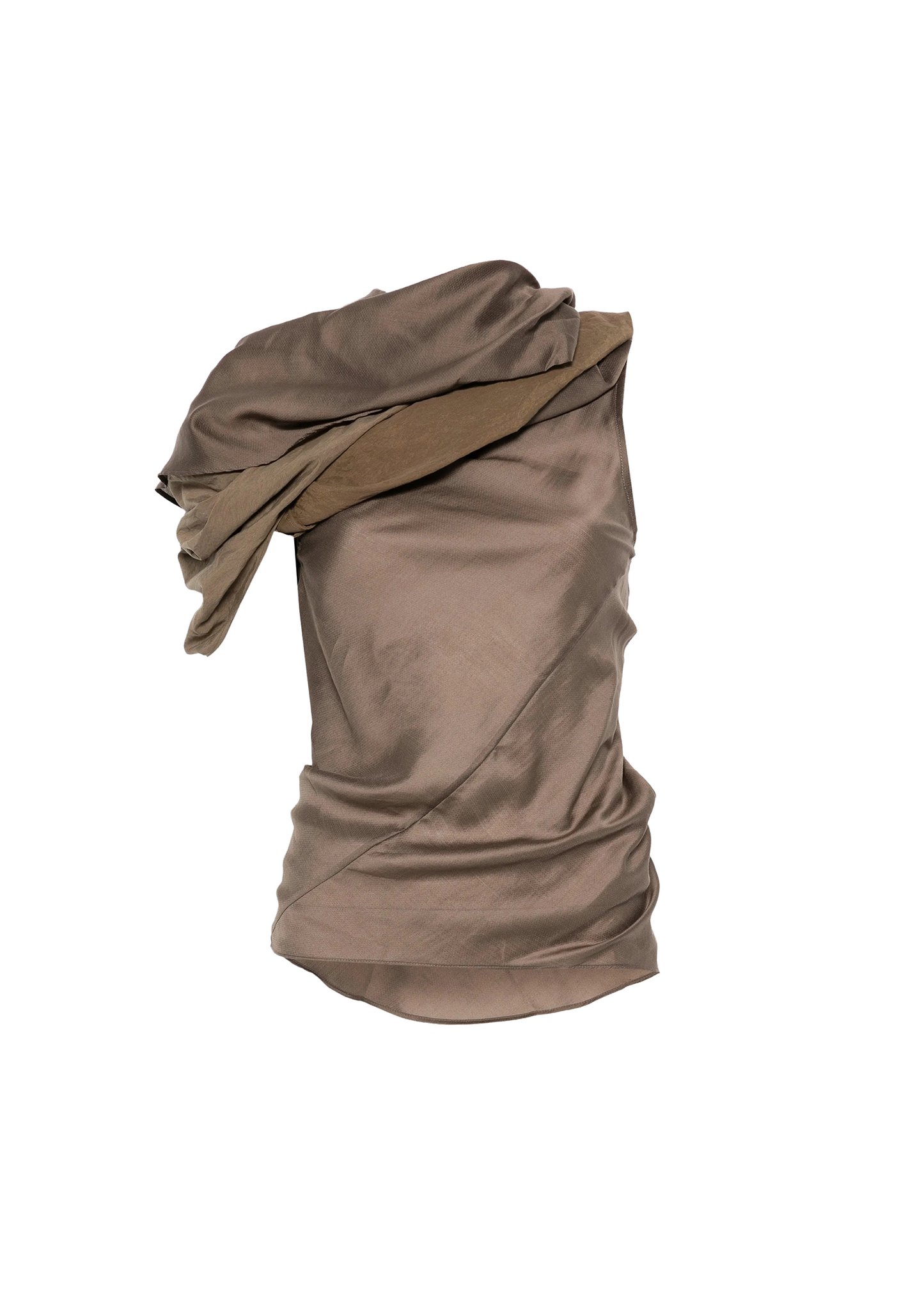 Draft Asymmetric-neck Top