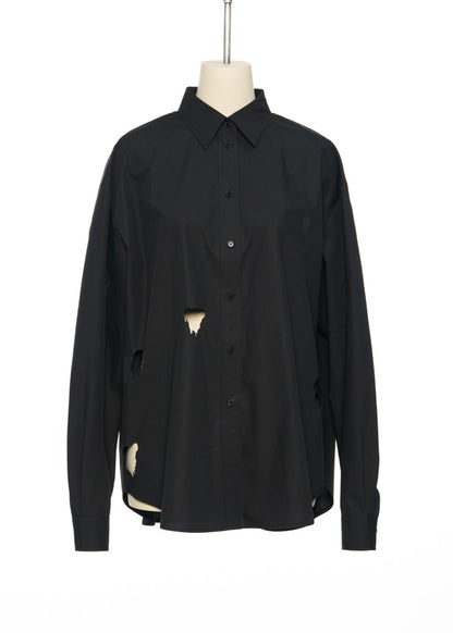 Push-skull Cut-out Detail Shirt
