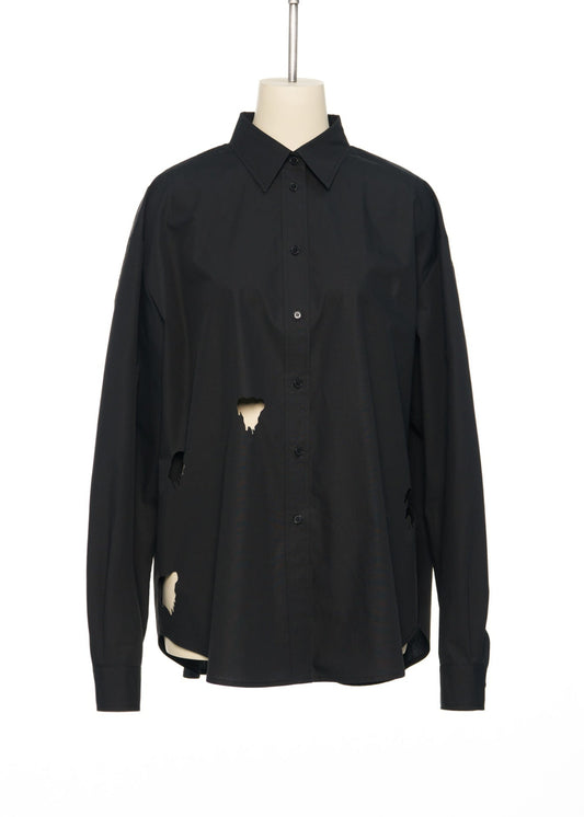 Push-skull Cut-out Detail Shirt