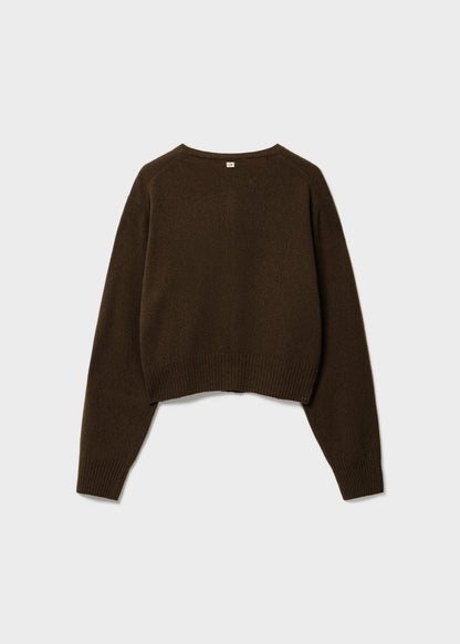 Crop Wool Cardigan