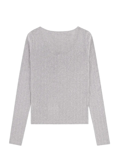 Signature Logo Pointelle Cardigan