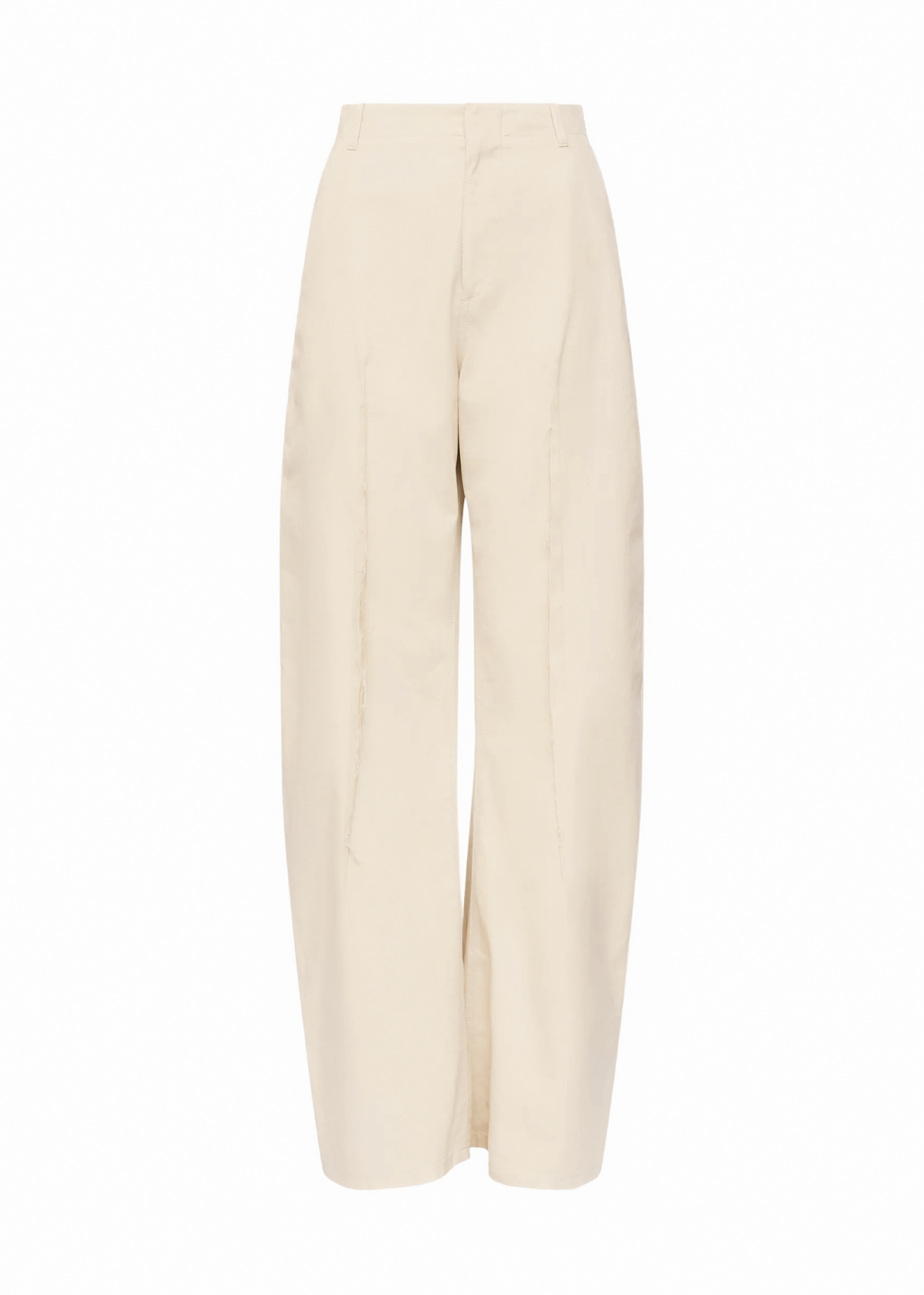 Twill Wide-leg Pants