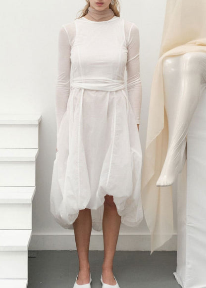 Sheer Volume Dress