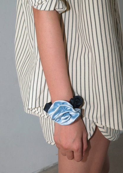 Satin Corsage Scrunchie