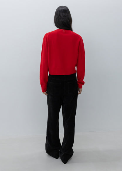 Crop Wool Cardigan