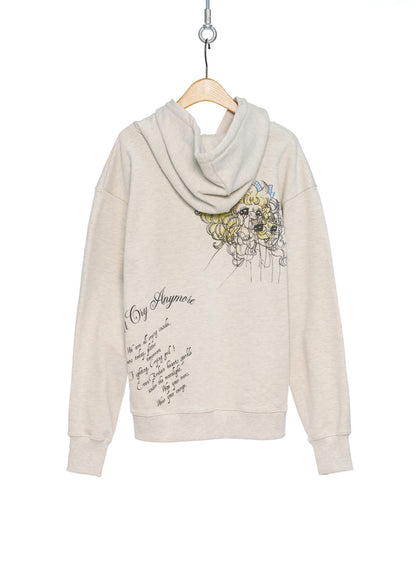 Crying Girl Zip-up Hoodie