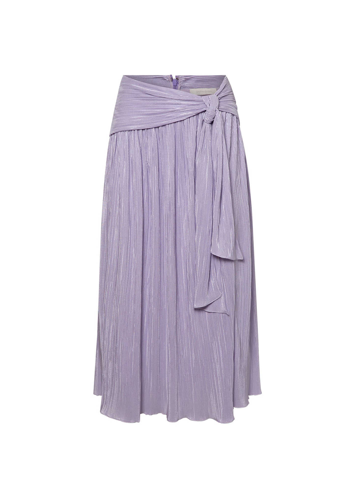 Pearl Tie Front Maxi Skirt