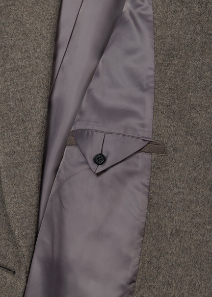 Cashmere Blend Double Long Coat