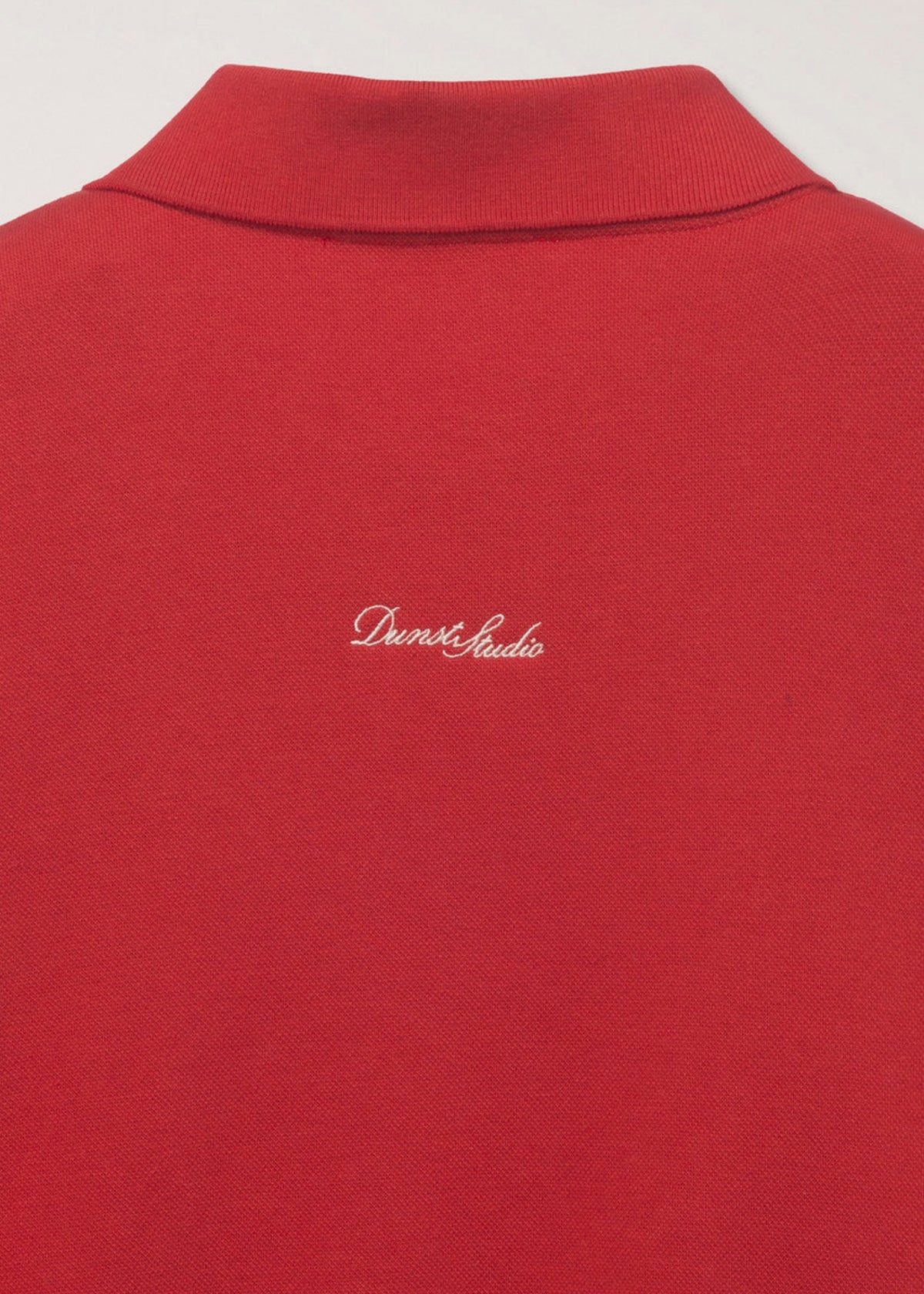 Leather Logo Collared T-shirt