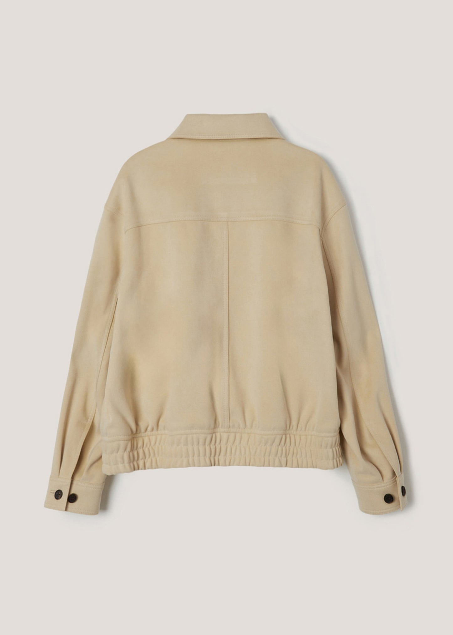 Alter-suede Collared Blouson