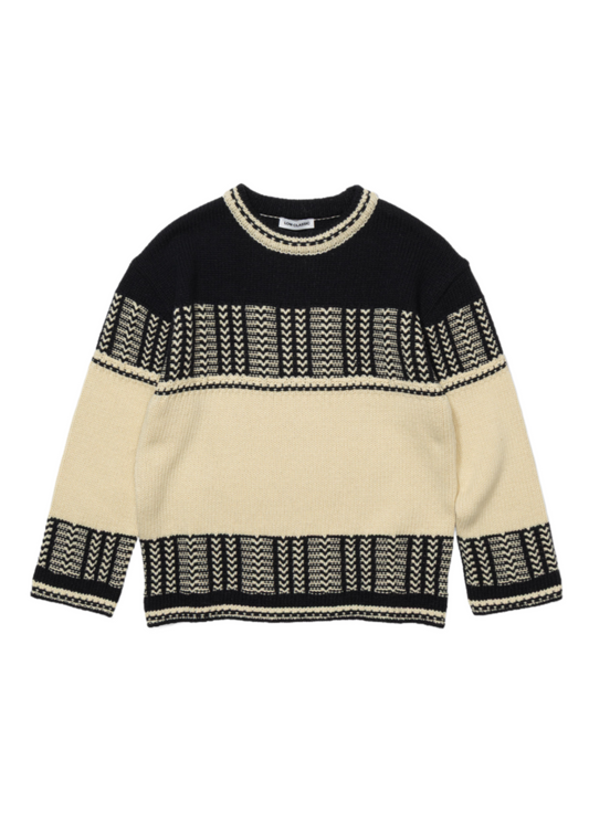 Jacquard Knit Sweater