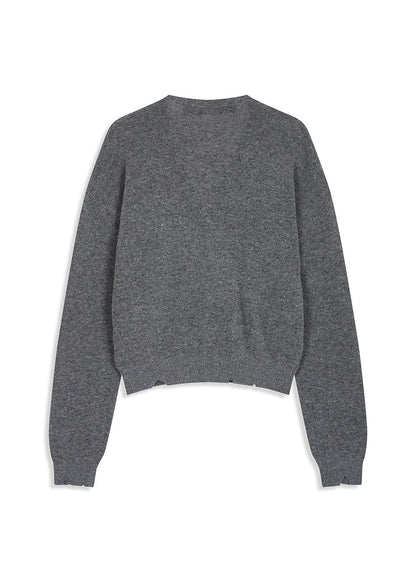Wool Criss Cross Wrap Knit