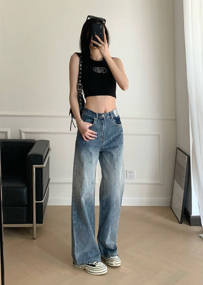 Crystal Logo Crop Top