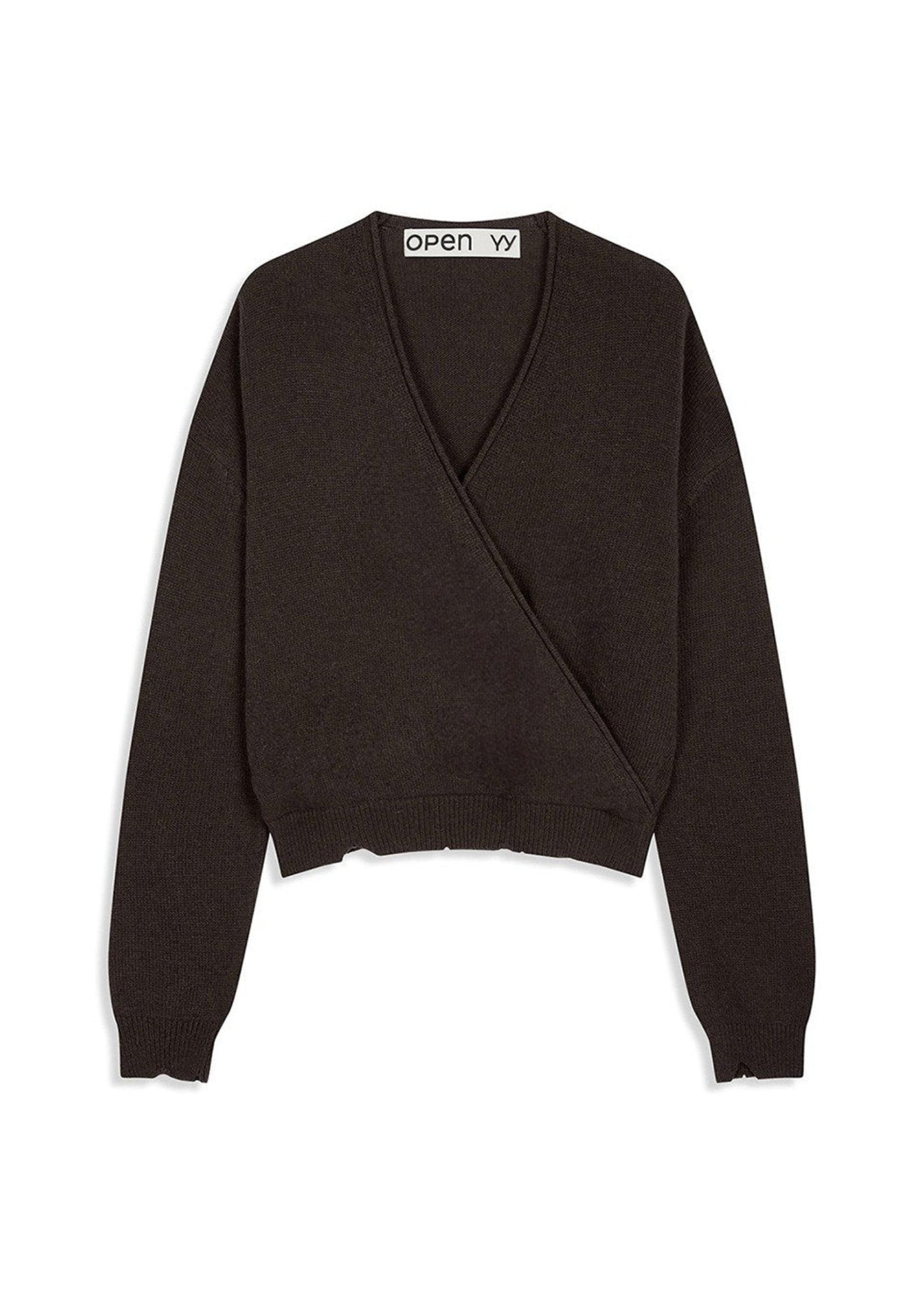 Wool Criss Cross Wrap Knit