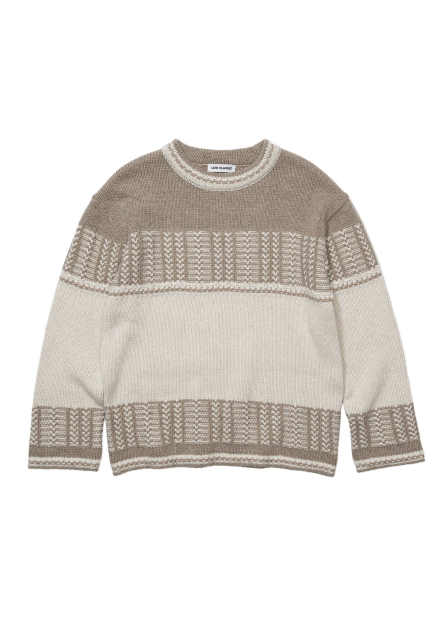 Jacquard Knit Sweater