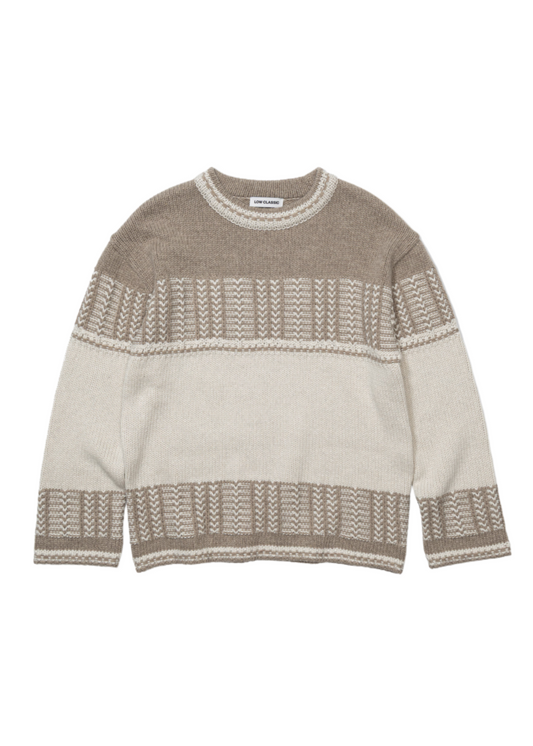 Jacquard Knit Sweater