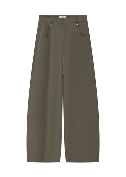 Barrel-leg Wide Pants