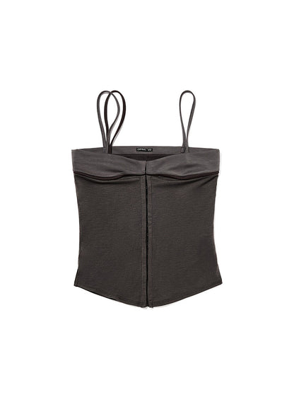 Contrast Trim Top
