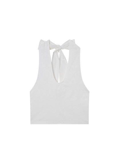 Ribbon Halter Top