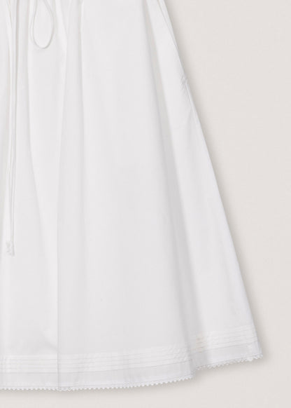 Laced Midi Full Skirt