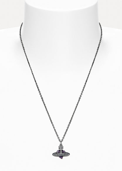 Man. Diamante Heart Pendant Necklace