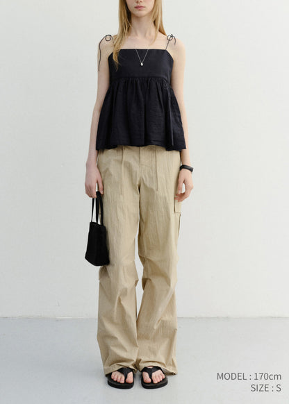 Flared Bustier Blouse