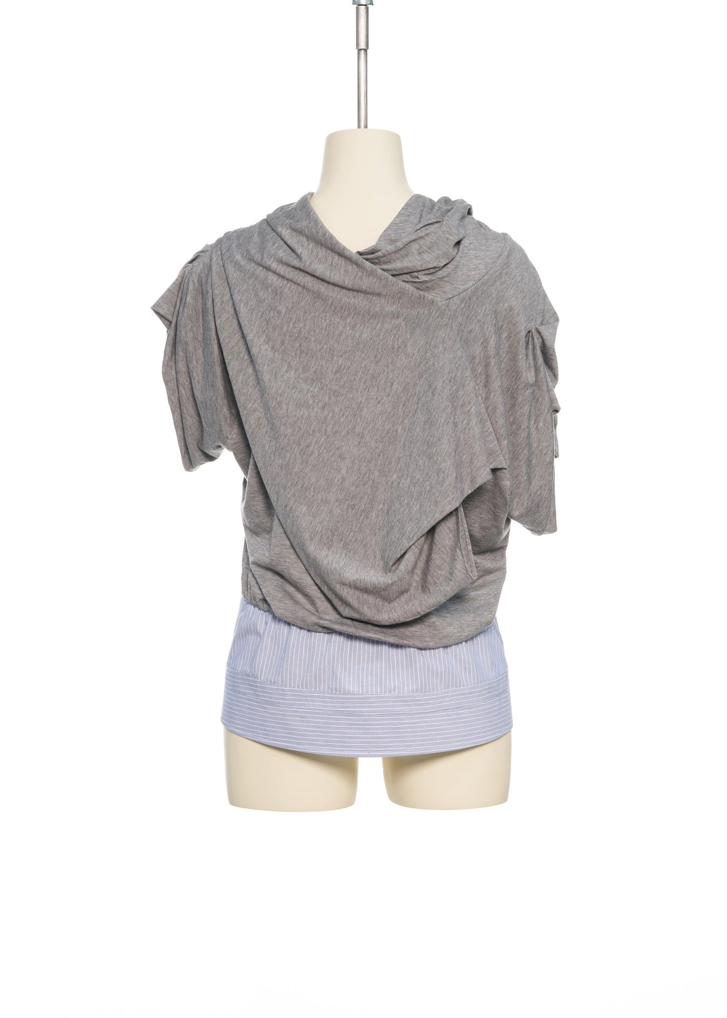 Shirt Collar Hem Top