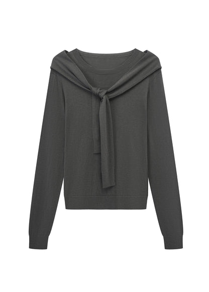 Wrapped Knit Top
