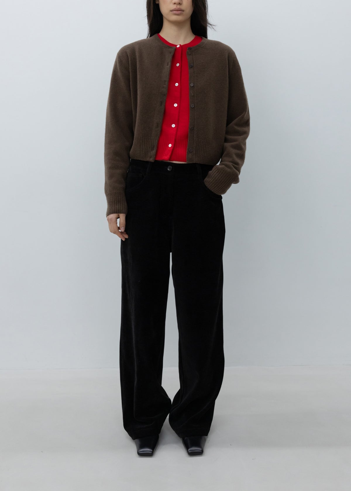 Crop Wool Cardigan