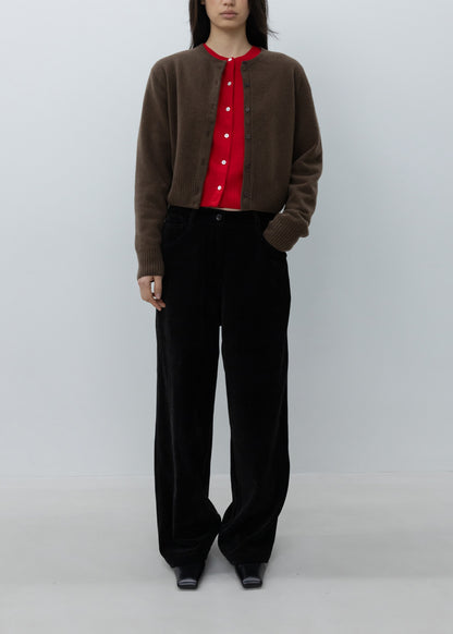 Crop Wool Cardigan