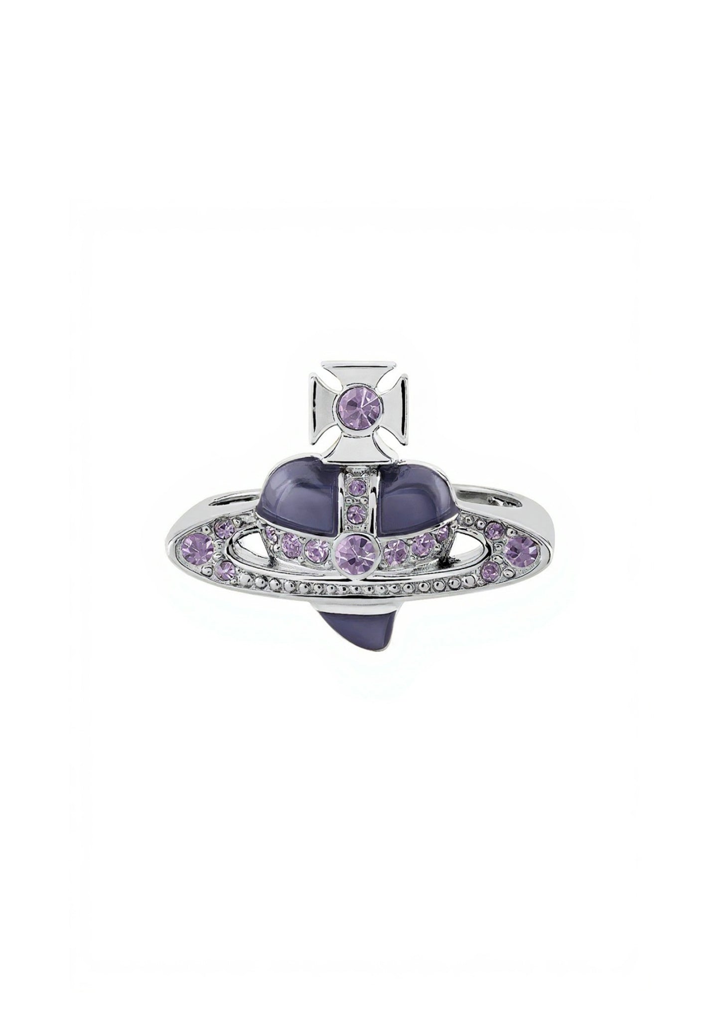 Diamante Heart Ring