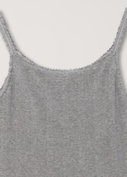 Pointelle Sleeveless Top