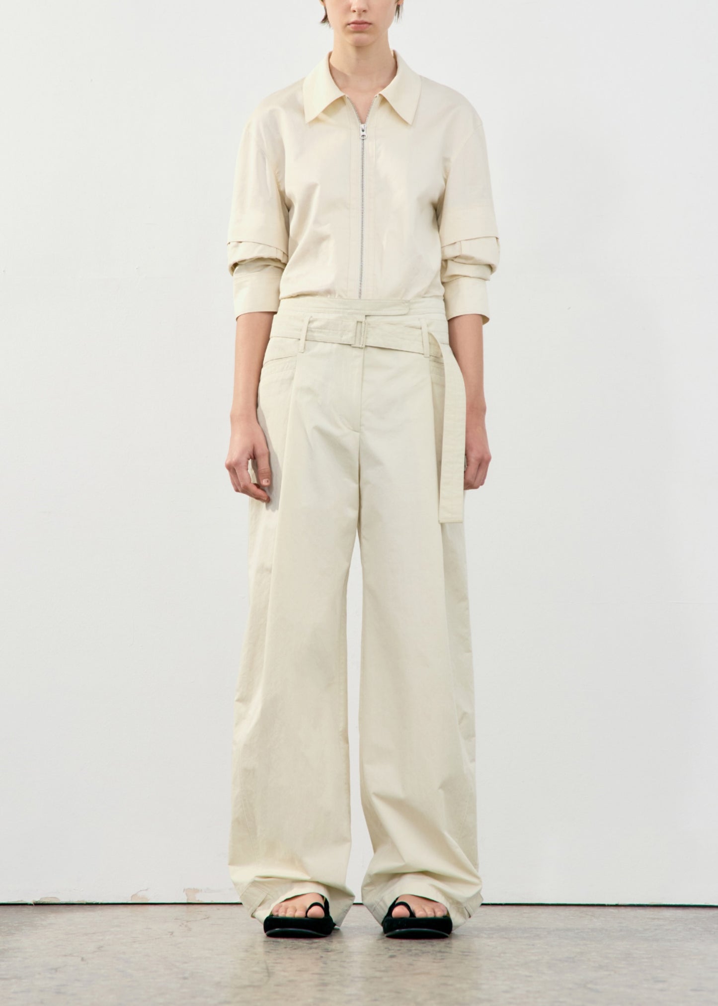 Double Belt Point Pants