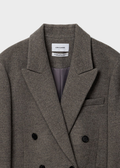 Cashmere Blend Double Long Coat