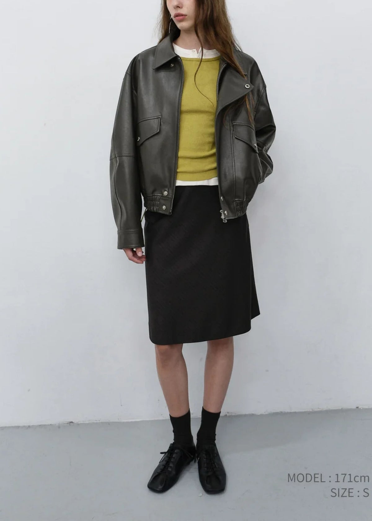 Cropped Alter-leather Blouson