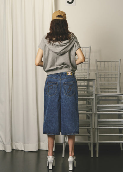 Hybrid Denim Skorts