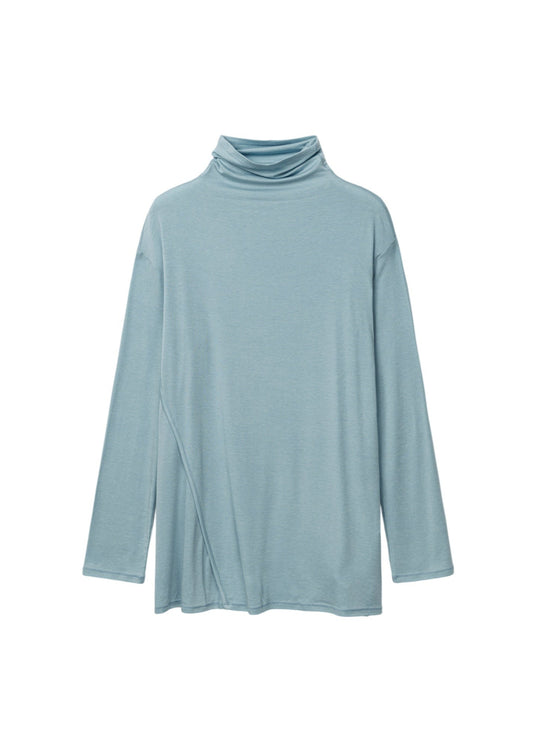 High-neck Wool Jersey Top