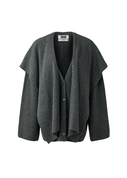 Collared Knit Cardigan