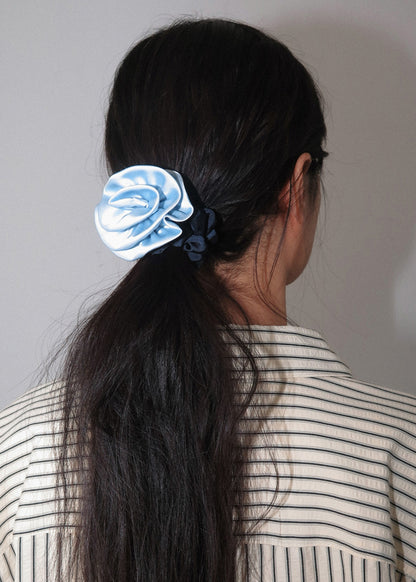 Satin Corsage Scrunchie