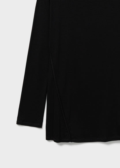 High-neck Wool Jersey Top