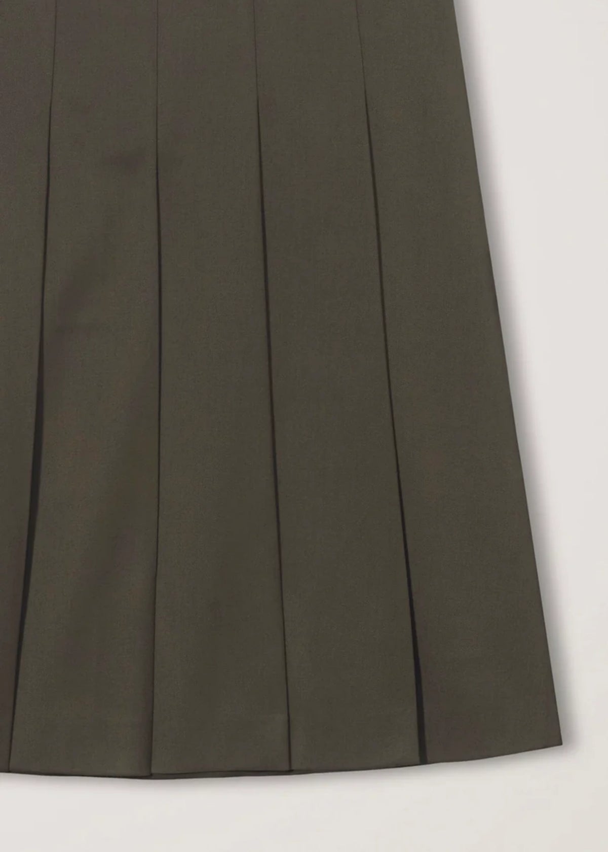 Pleats Midi Wrap Skirt
