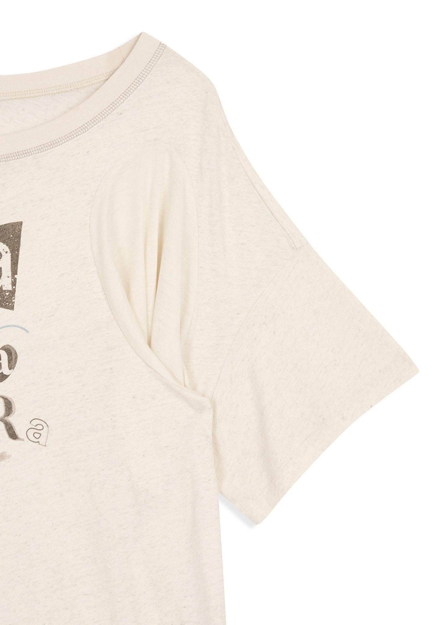 Scoop Neck Phonetic Tee