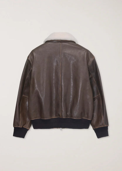 Detachable A-2 Leather Blouson