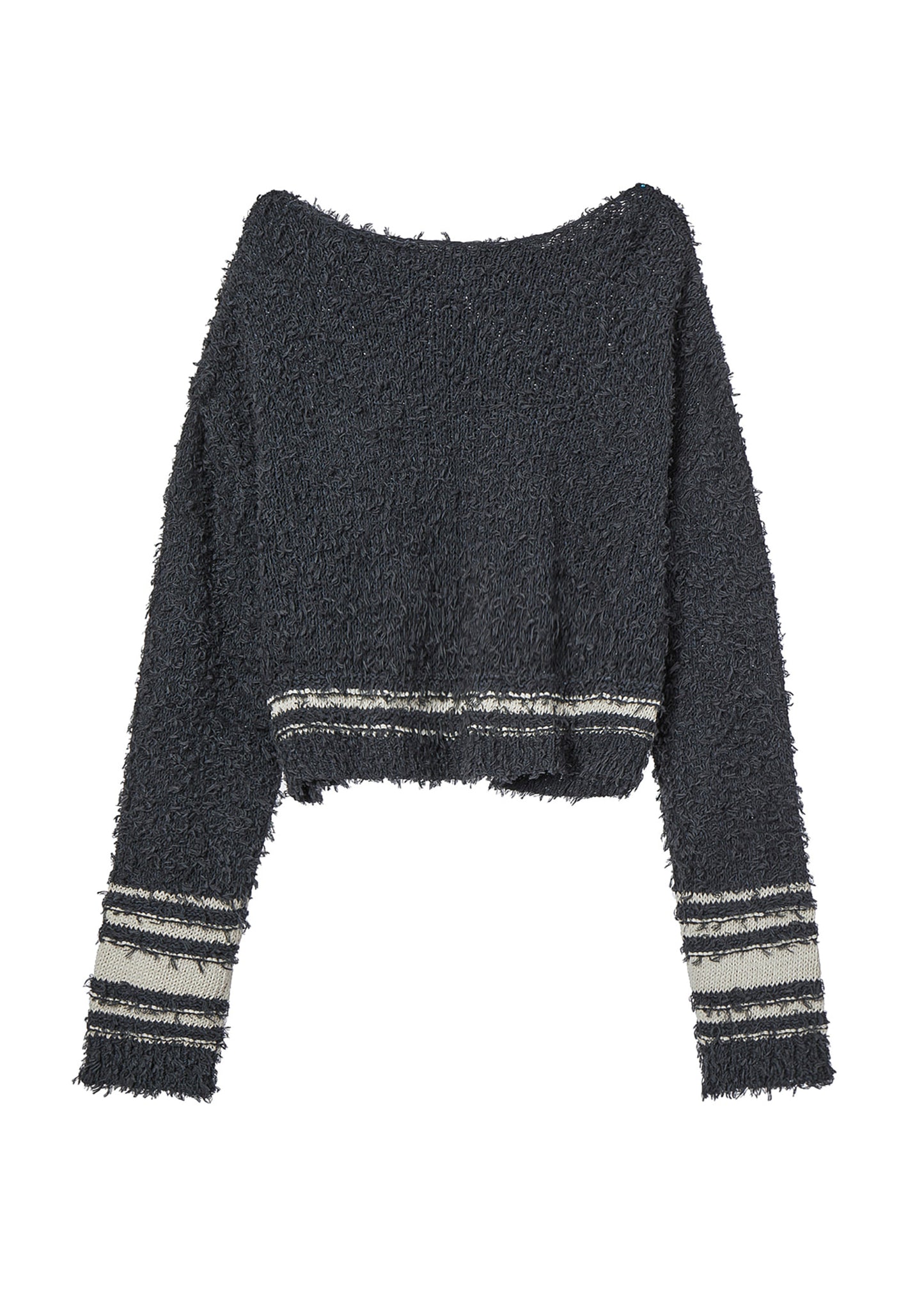 Argyle Cropped Knit Pullover