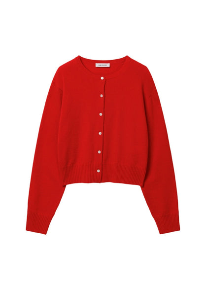Crop Wool Cardigan
