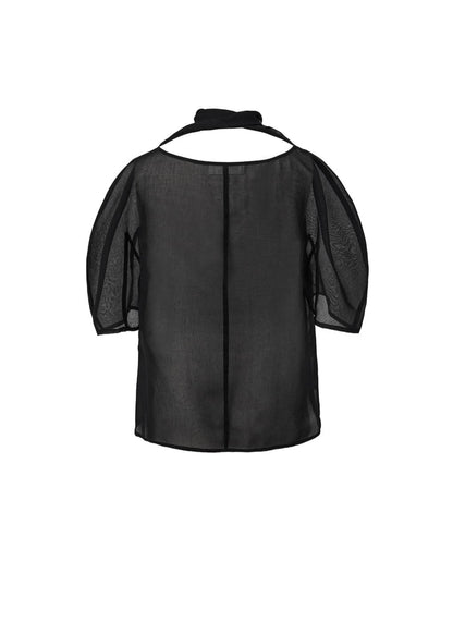 Knotted Collar Top