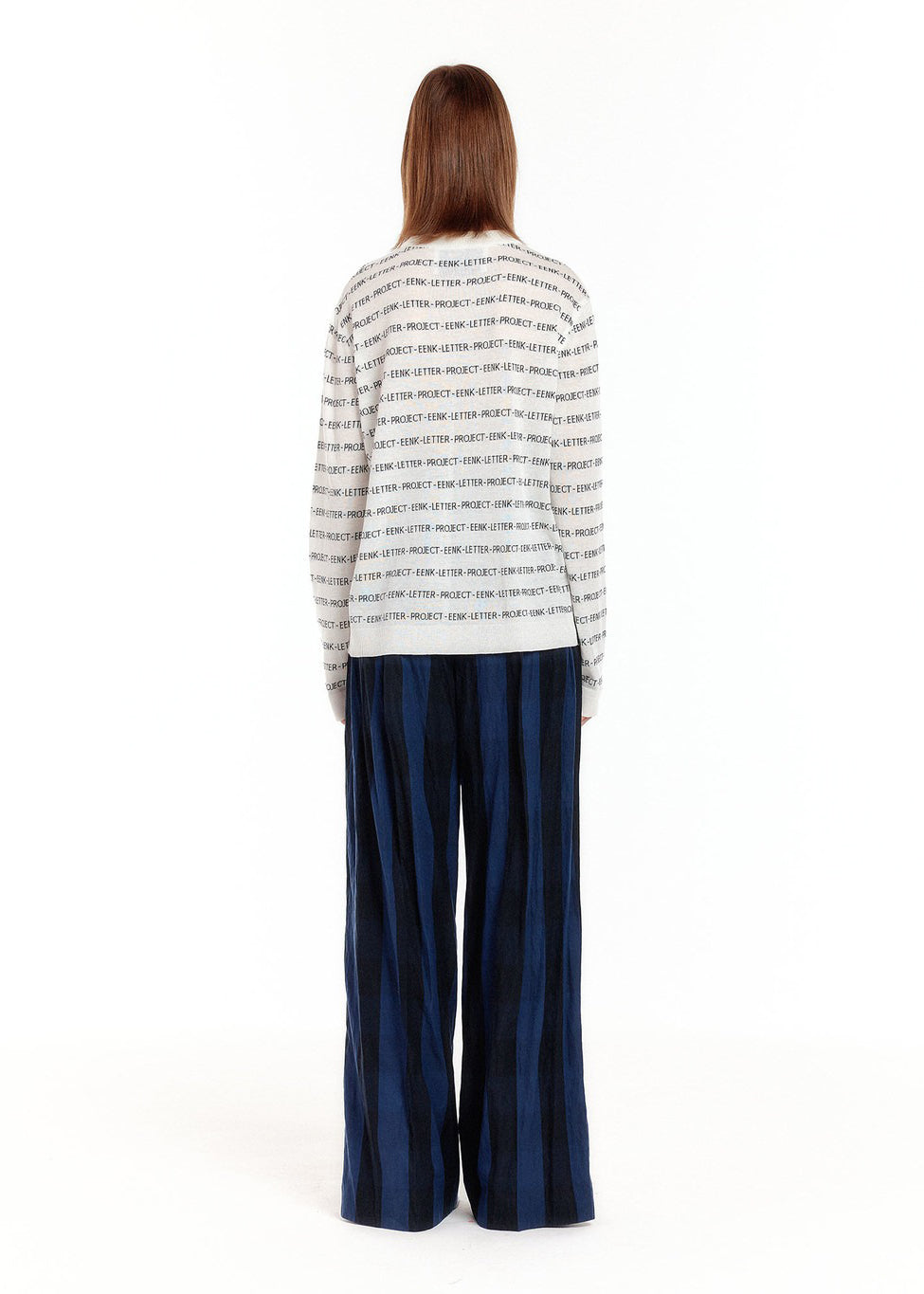 UNITED Lettering Knit Pullover